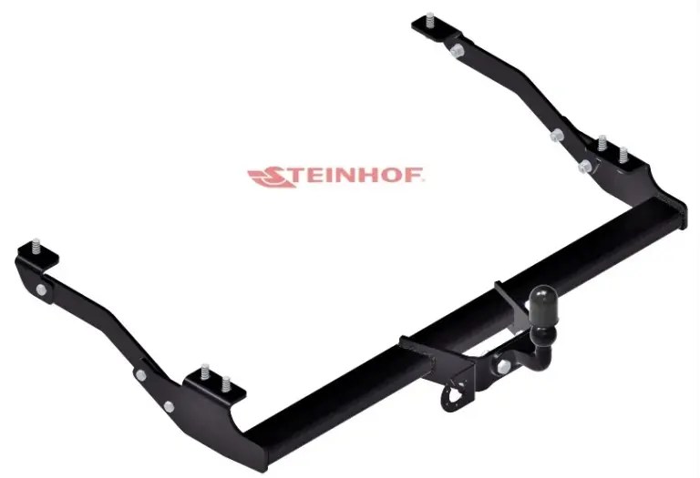 Attelage Steinhof sur platine démontable avec outils, vue détourée